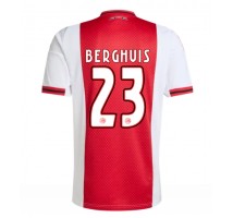 Ajax Steven Berghuis #23 Koszulka Podstawowa 2025-26 Krótki Rękaw